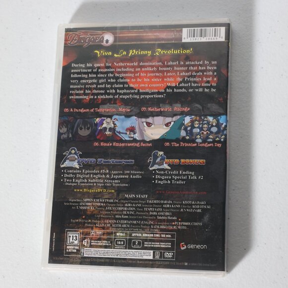 Disgaea - Vol. 2: The Netherworld Story (DVD, 2007) Anime - Picture 2 of 2